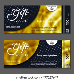 Gift voucher. Vector, illustration.
