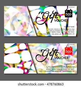 Gift voucher. Vector, illustration.