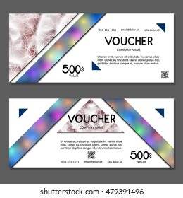 Gift voucher. Vector, illustration.
