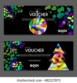 Gift voucher. Vector, illustration.