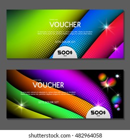 Gift voucher. Vector, illustration.