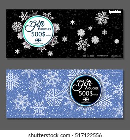 Gift voucher. Vector, illustration.