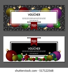 Gift voucher. Vector, illustration.