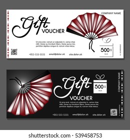 Gift voucher. Vector, illustration.