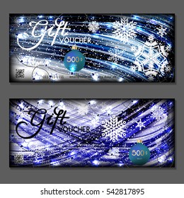 Gift voucher. Vector, illustration.