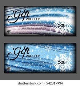 Gift voucher. Vector, illustration.