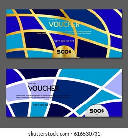Gift voucher. Vector, illustration.