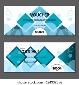 Gift voucher. Vector, illustration.