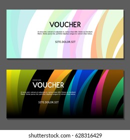 Gift voucher. Vector, illustration. 