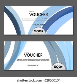 Gift voucher. Vector, illustration.