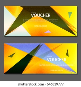 Gift voucher. Vector, illustration. 