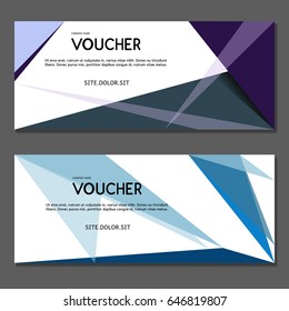 Gift voucher. Vector, illustration. 