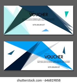 Gift voucher. Vector, illustration. 