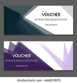 Gift voucher. Vector, illustration. 