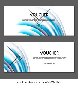 Gift voucher. Vector, illustration. 