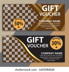 Gift vouchers. Nice vector graphics for sales promotions, discount coupons, stores or online stores