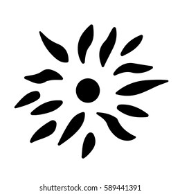 gift wonderful sketch of flowers art stencil