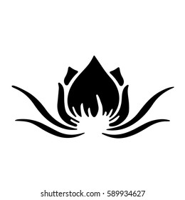 gift wonderful sketch of flowers art stencil