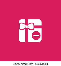 gift wrap icon. gift wrap sign