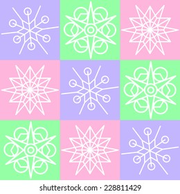 gift wrap, snowflakes