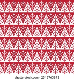 Gift Wrap, Gift Wrapping, Gift Wrapping Paper Tree Shape Seamless Pattern, Geometric Pattern Christmas Pattern 