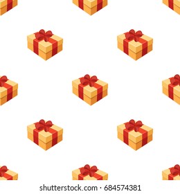 Gift wrapping for Easter. Easter single icon in cartoon style vector symbol stock illustration.