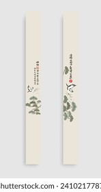 Gift wrapping paper with calligraphy. It is read saehaebogmanh-ibad-euseyo, haengbog gadeughan saehaedoeseyo,ma-eum-euldam-ajeonhabnida in Korean and means happy new year,convey this with all my heart