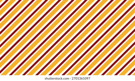 Gift wrapping paper red and yellow diagonal stripes background, vector illustration