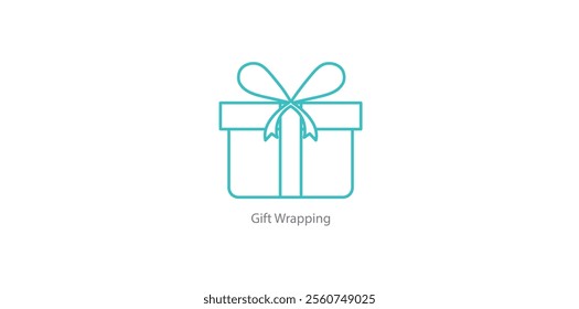 Gift Wrapping Service Vector Icon