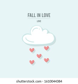 gift for you , valentine vector card , in love , Together 