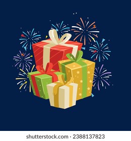 Gift yourself the beauty of our birthday vector illustration – a perfect blend of festivity and fun