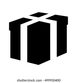 giftbox birthday present isolated icon vector illustration design