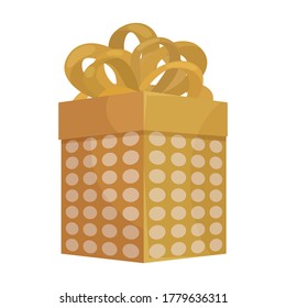 Giftbox cartoon vector of icon.Isolated illustration cartoon of box gift on white background.Vector icon of giftbox for present .