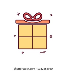 Giftbox icon design vector
