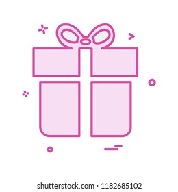 Giftbox icon design vector