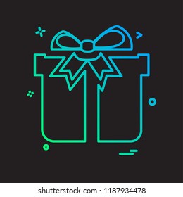 Giftbox icon design vector