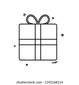 Giftbox icon design vector