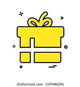 Giftbox icon design vector