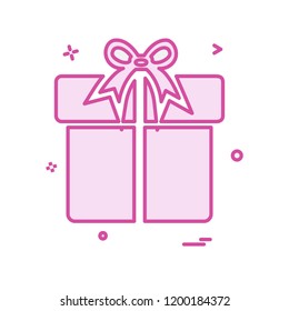 Giftbox icon design vector