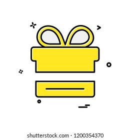 Giftbox icon design vector