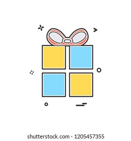 Giftbox icon design vector