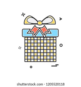 Giftbox icon design vector