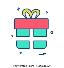 Giftbox icon design vector