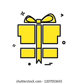 Giftbox icon design vector