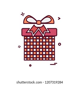 Giftbox icon design vector