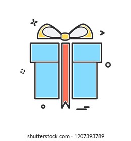 Giftbox icon design vector