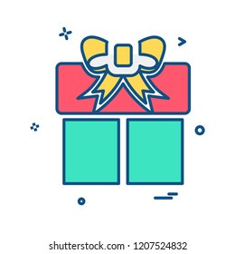 Giftbox icon design vector