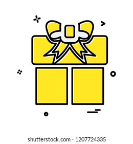Giftbox icon design vector