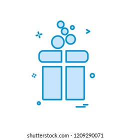 Giftbox icon design vector