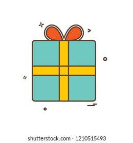 Giftbox icon design vector